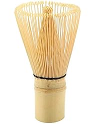 Matcha Green Tea Whisk Natural Bamboo Tea Whisk Chasen Preparing Matcha Powder Brush Tool Tea Traditional Scoop(100 Prongs)