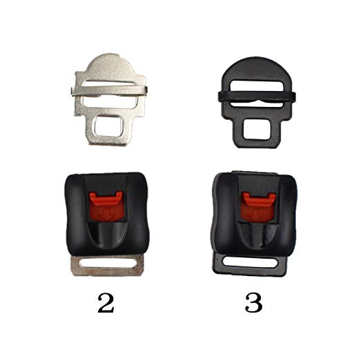 ZeHui Motorcycle Helmet Buckles Bicycle Helmet Buckles Motor Bike Helmet Chin Strap Flexible Clip #10