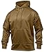 Rothco Conceal-Ops Hoodie – Tactical Hooded Sweatshirt – 100% Polyester Moisture Wicking Fabric – Coyote Brown – XL