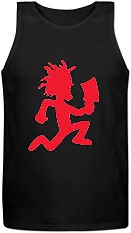 Yuanfang Nong Mens Hatchetman Icp logo Sleeveless Tank Tops XXXL Black