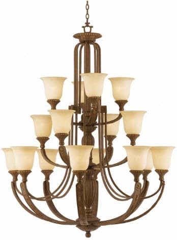 Triarch 31125 16 Light Ambassador Tier Chandelier, Morrocan