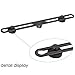 Neewer Adjustable Microphone Bar Zinc Alloy Construction with 5/8-inch Screws for Holding 2 Mics or Boom Arms, Shock Mounts in Vocal Recording Broadcasting and Press Conference