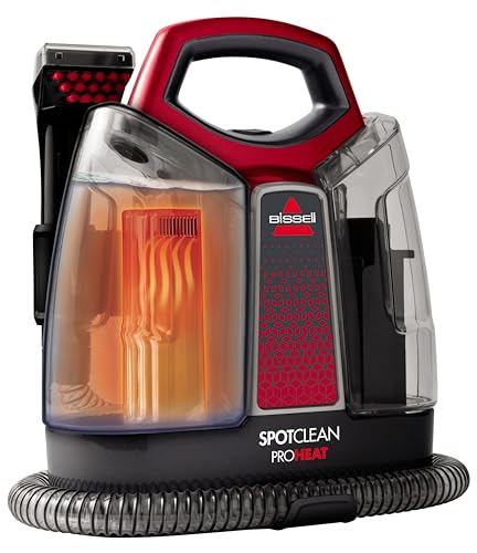 BISSELL 36988 SpotClean ProHeat stain cleaner, removes stains from carpets and upholstery, 330W, 2.5 l