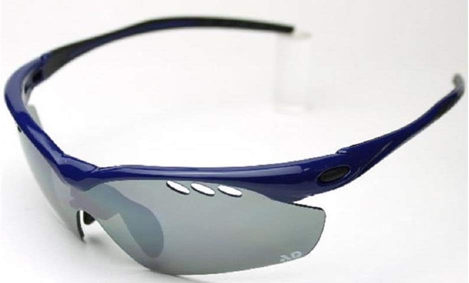 AD Sports Navy Unisex Goggles with REVO Lenses and AR Coating PC Frame (Apple Green)