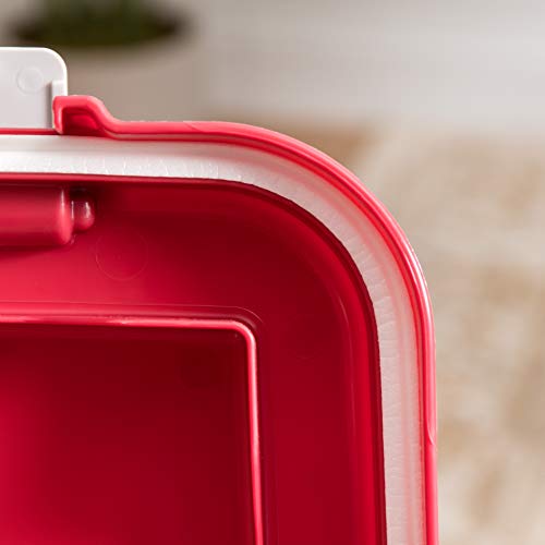 IRIS USA 3Piece Airtight Food Storage Container Combo with Scoop for Pet, Dog, Cat and Bird