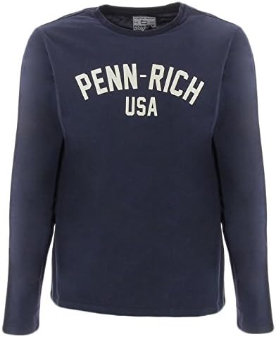 Woolrich Penn Rich LOGO TEE LSCLASSIC BLUE T-shirt Blu XL Man