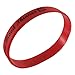 Gadow Jewelry 2-Pack Eliquis Blood Thinner Medical ID Alert Silicone Wristband Bracelets Men or Women