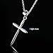 Onairmall 925 Sterling Silver Cross Necklace for Women Girls Infinity Cross Smiple Chic Necklace Pendant