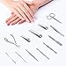 Manicure Pedicure Kit, Nail Clippers Set of 18 Pcs, Professional Grooming Tools with Travel Case - Gold