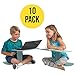 ECR4Kids The Surf Portable Lap Desk, Flexible Seating, Seafoam, 10-Pack