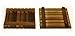Mountain Woods Square Acacia Hardwood Trivet/Cooling Rack, 2 Piece, 7 X 7 X 1.5, BROWN