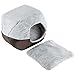 Hollypet Coral Velvet Self-Warming 2 in 1 Foldable Cave House Shape Nest Pet Sleeping Bed, Gray