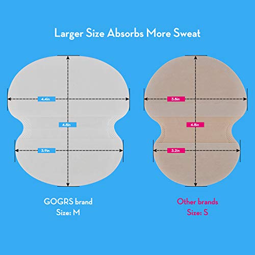 Premium Armpit Sweat Pads [80 Packs] for Women and Men, Best Deodorant and Antiperspirant Alternative, Block Underarm Sweat and Odor, Comfortable Dress Guard/Shield - Thumbnail 6