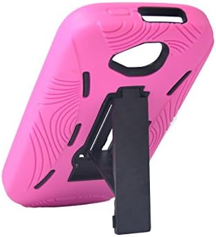 By ATAR Hybird TPU &amp; PC Phone Case with Stand for BLU DASH JR 4.0 D142 (Pink)