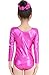 speerise Kids Girls Long Sleeve Shiny Metallic Spandex Gymnastics Dance Leotard