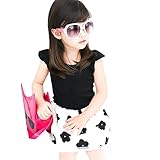 Weixinbuy Kids Girl Cotton Blends Sleeveless Flower Princess Party Dress