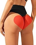 Zmart Women High Waist Thong Bikini Bottoms High