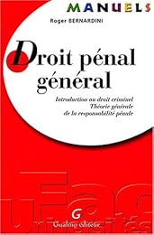 Droit pénal général