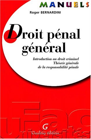 Droit pénal général