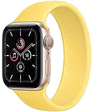 Cicada Song Silicone Solo Loop Bands Compatible with Apple Watch Size 38mm 40mm 42mm 44mm, Stretchy Silicone Watch Band Compatible for iWatch Series 6/5/4/3/2/1/SE