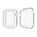 SIRUIBO Compatible with Apple Watch Series 4 Screen Protector 40mm, Soft Slim Full-Around Protective iWatch 4 Case Cover for Apple Watch Series 4, Clear