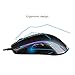 EUKYMR Gaming Mouse Backlit Wired Optical Gaming Mouse Optical Professional High Precision USB Gaming Mice Black