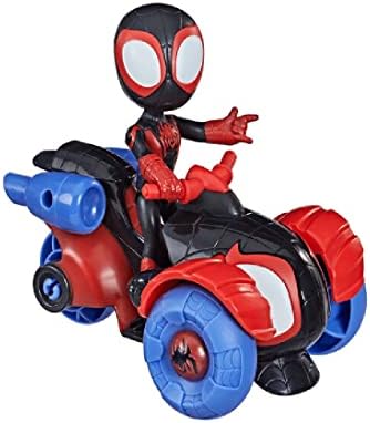 SPIDEY AND HIS AMAZING FRIENDS Marvel Hasbro Hulk Action Figure and Smash Truck Vehicle, Preschool Toy for Kids Ages 3 and Up Black, F3989