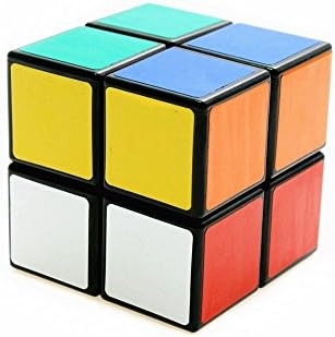 yanhong 2X2-Speed Rubik's Cube Black Smooth Cube Puzzle