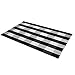 Levinis Buffalo Check Rug 3' x 5' - Retro Farmhouse Lattice Area Rugs - Black and White Checkered Plaid Rug for Front Porch/Kitchen/Bedroom, 35.4