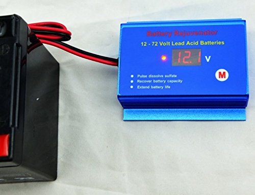 battery desulfator 12V 24V 36V 48V 60V 72V Conditioner Regenerator with Quick Disconnect Cables