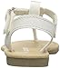 carter's Girls' Nala T-Strap Fashion Sandal, White, 4 M US Toddler