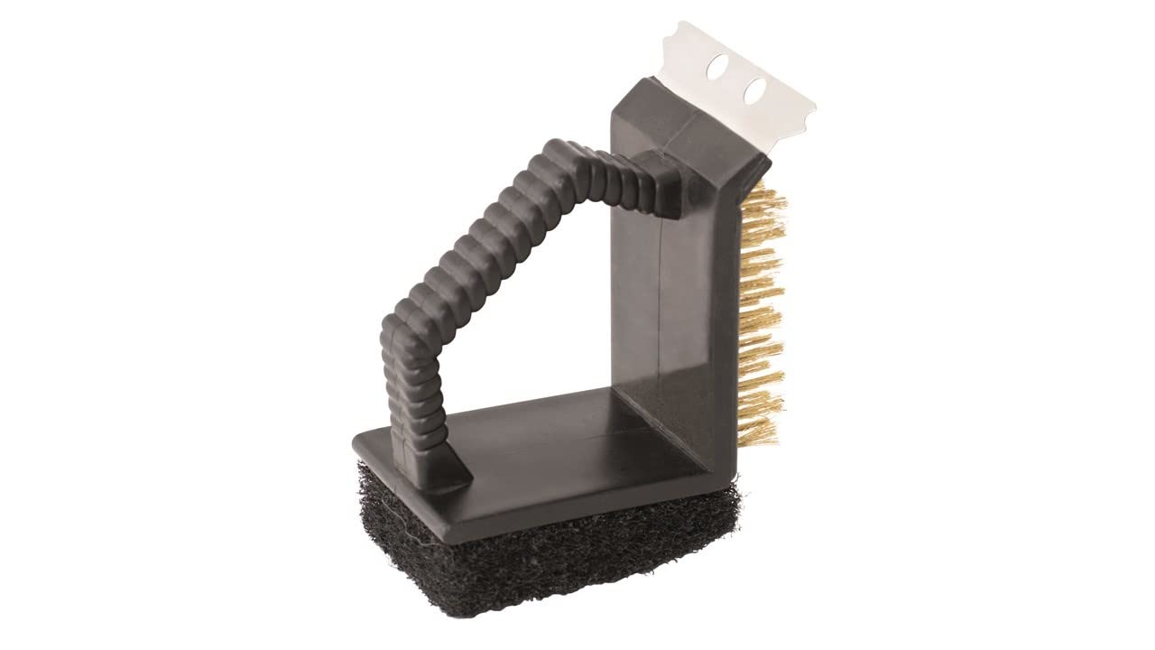 Outwell 3-in-1 Grill Cleaner, Black, 12 x 5.5 x 10 cm