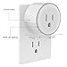 OMOTON [2 Pack] LED Wifi Smart Plug compatible with Amazon Alexa, Google Home, IFTTT, Wireless Socket Outlet Remotely Controls your Devices from anywhere, No Hub Required(Android/IOS)
