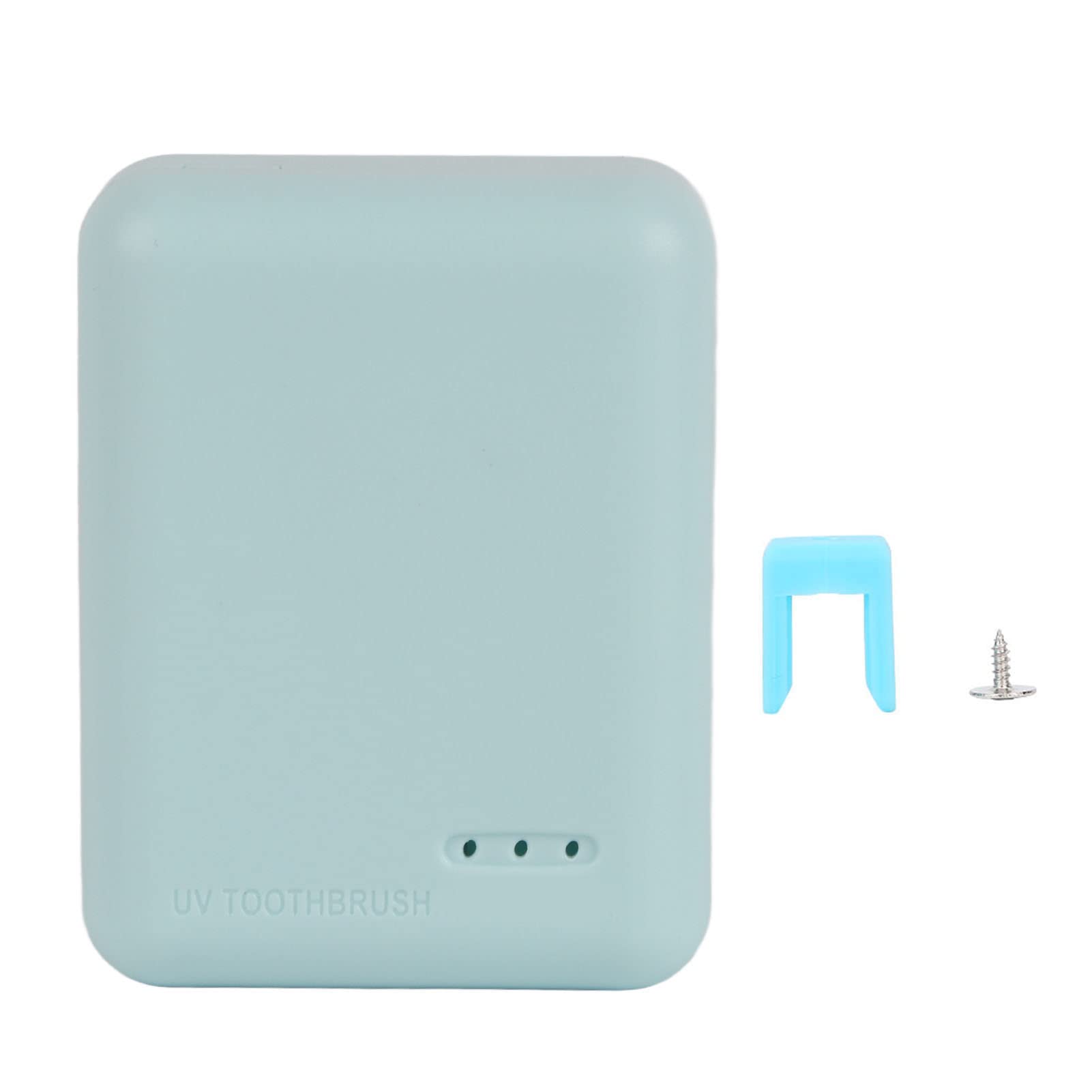 Toothbrush Sanitizer, Wall Mountable Portable UV Toothbrush Head Sterilizer Disinfector(blue)