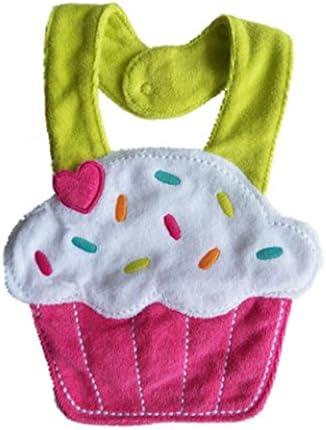 Orangesky Kids Waterproof Cartoon Lunch Bibs, Cake