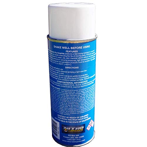 Tarantula Tools Nitro Lubricants Dry Graphite Aerosol Spray Lubricant