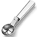 HQY Comfortable to Grip Stainless Steel Ice Cream Scoop, Cookie Dough and Water Melon Scoop