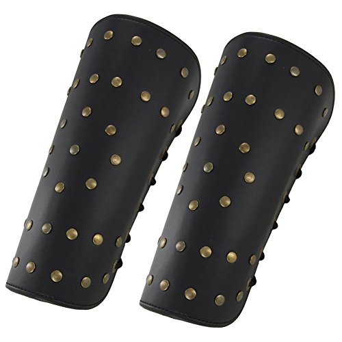 Leather Gladiator Games Bracer Set