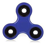 ukulili Tri Fidget Hand Spinner, Ultra Fast Bearings, Finger Toy, Great Gift for ADD, ADHD, Anxiety, and Autism Adult Children(Blue)