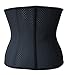 Passion-Beauty Women's Latex Underbust Corset Waist Trainer Cincher for Weight Loss (XS/Bust:30-32 inch Waist:20-22 inch, Black)