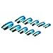 Ecbasket 24 Pcs Full Cover Metallic Green Changing Colors Pre-designed Nail Art Tips + 1 Pcs 20 Counts Nail Adhesive Stickers for Free ,Gift for Thanksgiving Day