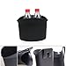K Car Garbage Can Hanging Recycle Bin is Universal Best Auto Trash Bag for Litter (Black)