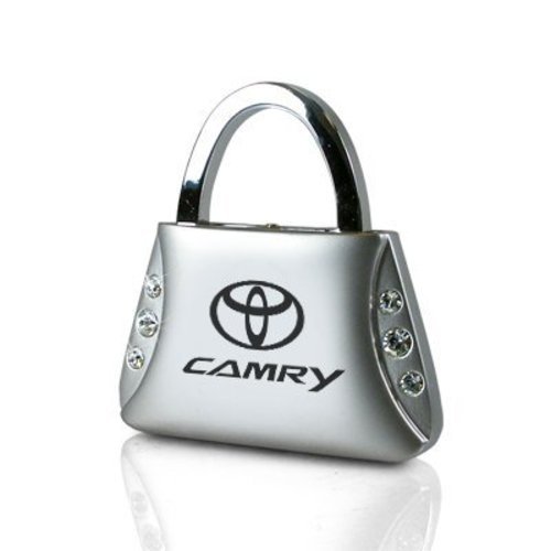 Toyota Camry Clear Crystals Purse Shape Key Chain
