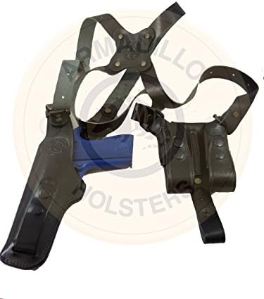 Armadillo Holsters Black Vertical Shoulder Holster for Glock Models 17, 19, 22, 23, 26, 27, 31. 33. 34. 35