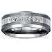 Tungsten Carbide Diamond Mens Wedding Band .20CTW (H-I I2)