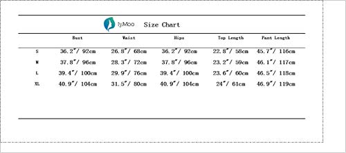 Tracksuit Women Long Sleeve Blazer Jacket Coat and Pants 2 Piece Set Suit Slim Fit Bussiness Coat and Pants Set 3-Y5-White Medium - Thumbnail 3