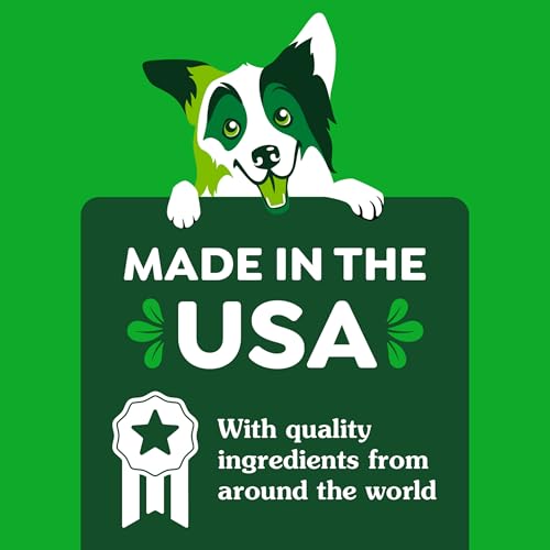 GREENIES SUPPLEMENTS DOG SKIN AND COAT SUPPLEMENTS WITH OMEGA 3 FATTY ACIDS & FISH OIL FOR DOGS, CHICKEN-FREE FORMULA, PEANUT BUTTER FLAVOR, 7.37 OZ, 40 COUNT