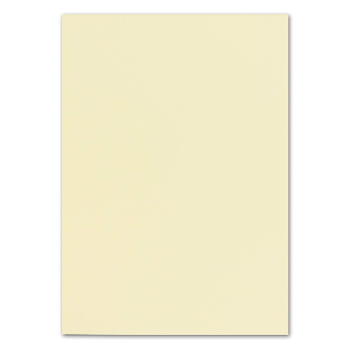 FarbenFroh by GUSTAV NEUSER 100x DIN A4 paper - vanilla - 110 g/m² - 21 x 29.7 cm - writing paper, craft paper, construction paper, letterhead