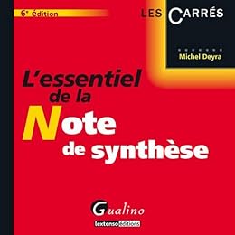 L' essentiel de la note de synthèse