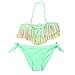 Salen T Girls Strappy Tassel Two Piece Bikini Swimsuit Bathing Suit Swimwear